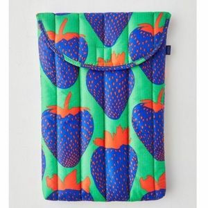 BAGGU Accessories Baggu Puffy Quilted Laptop Sleeve Electric